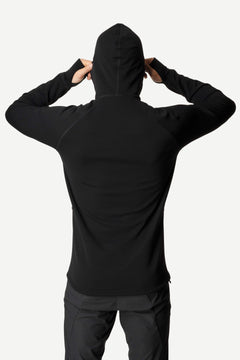 Houdini M's Power Houdi - Bluesign® certified PET-fleece True Black Shirt