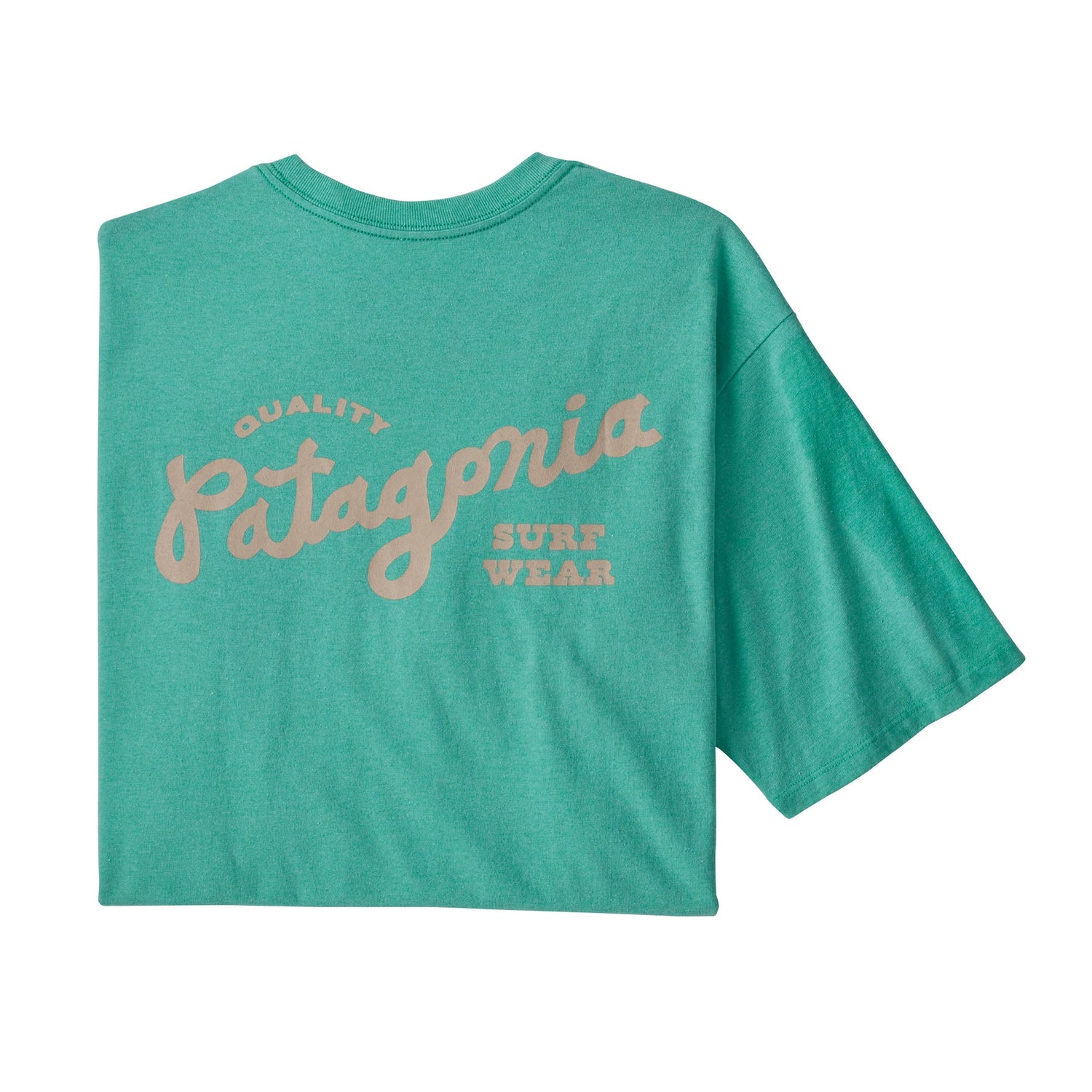 Patagonia M's Quality Surf Pocket Responsibili-Tee Fresh Teal Shirt