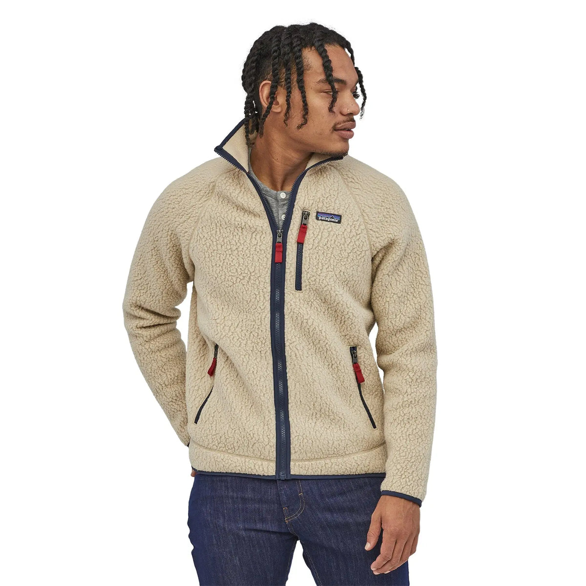 M's Retro Pile Jacket - 100 % Recycled Polyester Jacket Patagonia El Cap Khaki S