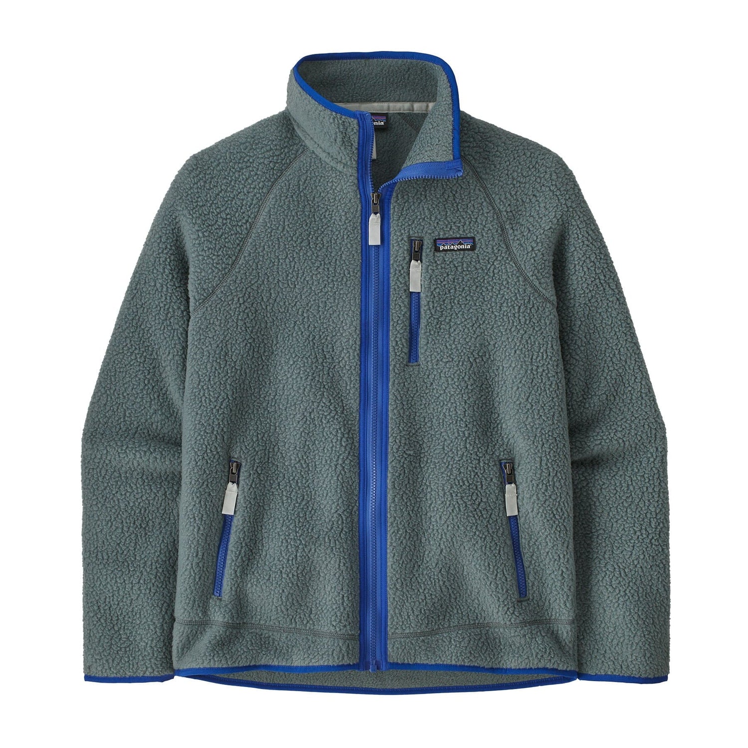 Patagonia M's Retro Pile Jacket - 100 % Recycled Polyester Nouveau Green Jacket