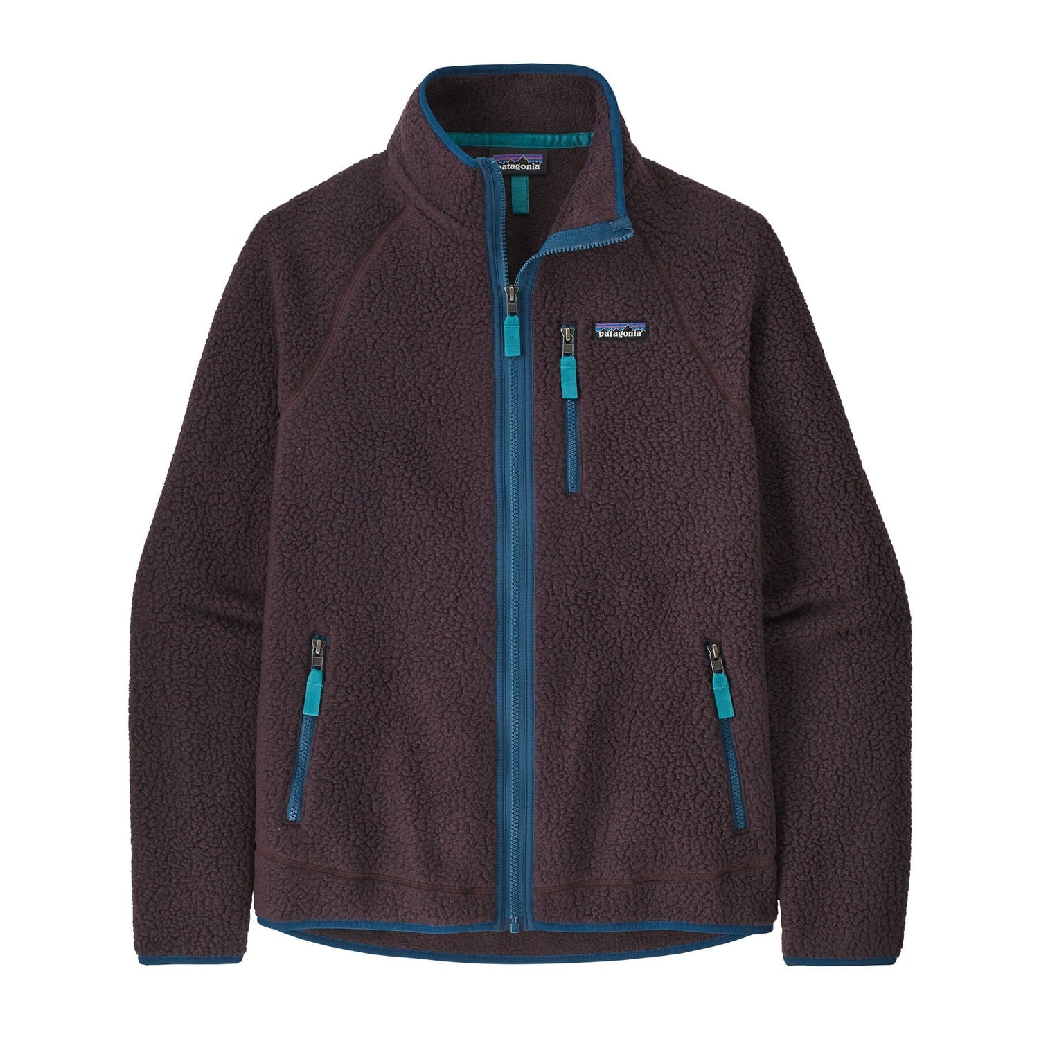Patagonia M's Retro Pile Jacket - 100 % Recycled Polyester Obsidian Plum Jacket