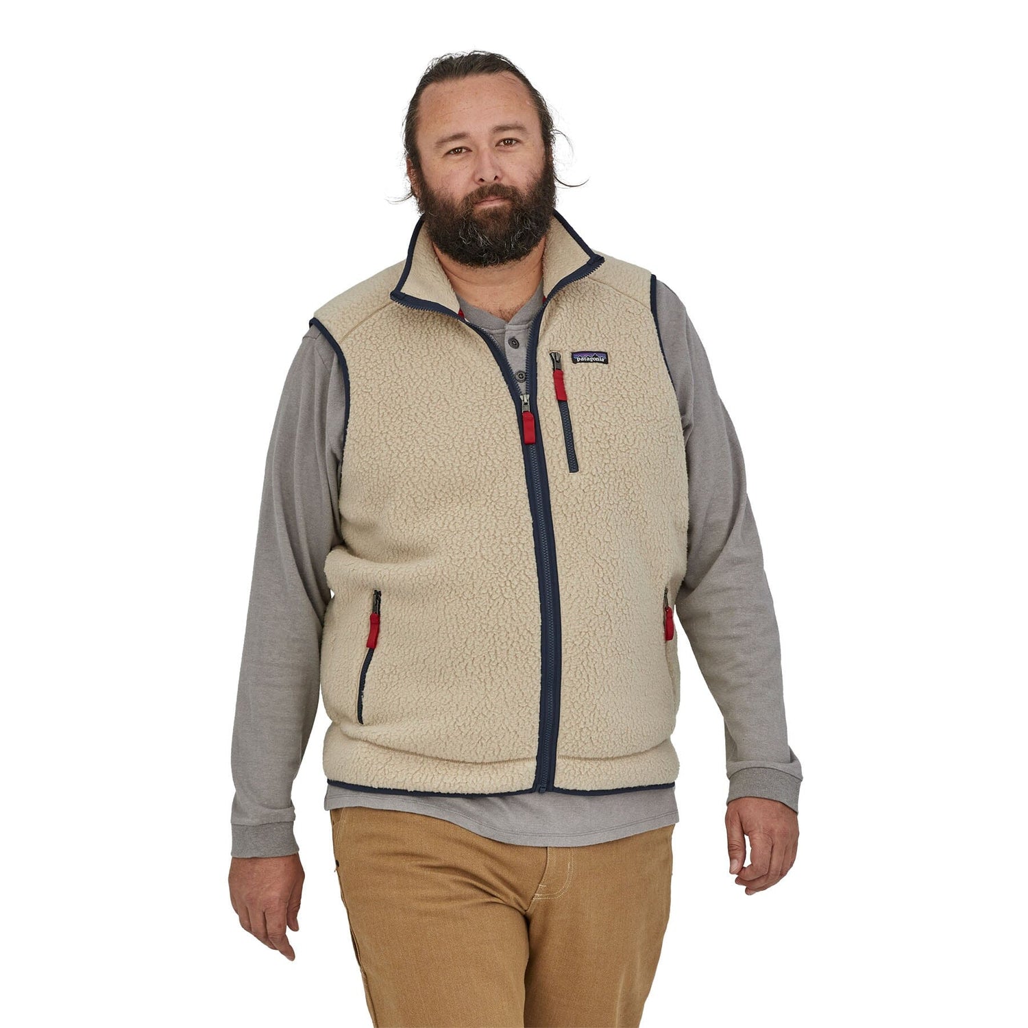 Patagonia M's Retro Pile Vest - Recycled polyester Basin Green Jacket