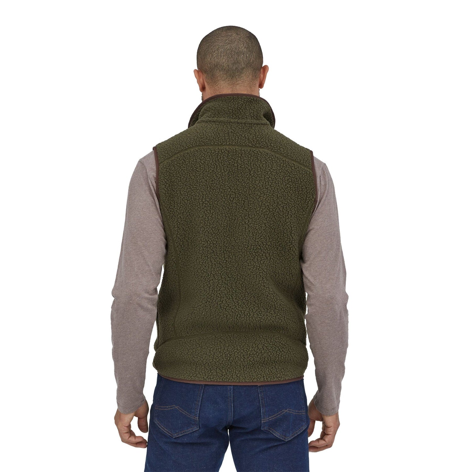 Patagonia M's Retro Pile Vest - Recycled polyester Basin Green Jacket