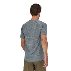 Patagonia M's Ridge Flow Running Shirt - 100% Recycled Polyester Plume Grey Shirt