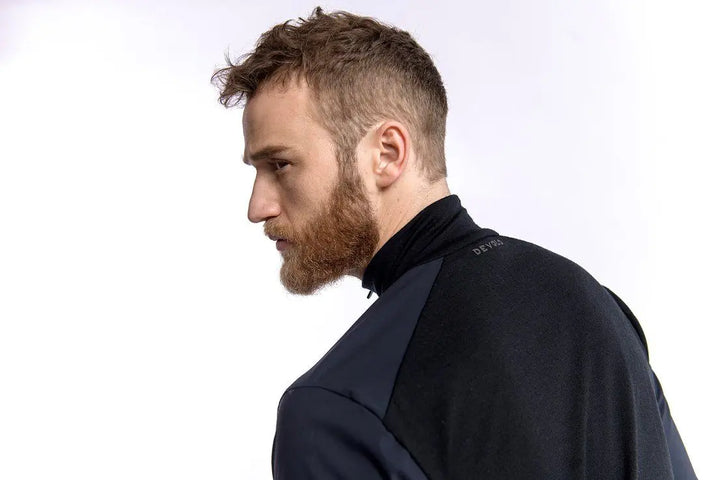M's Running Cover Zip Neck - Merino Wool Shirt Devold
