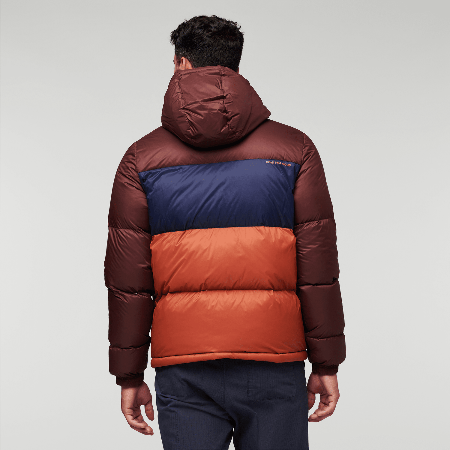 Cotopaxi M's Solazo Hooded Down Jacket - Responsibly sourced down Chestnut & Spice Jacket