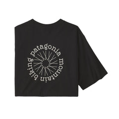 Patagonia M's Spoke Stencil Responsibili-Tee - Recycled Cotton & Recycled Polyester Burl Red Shirt