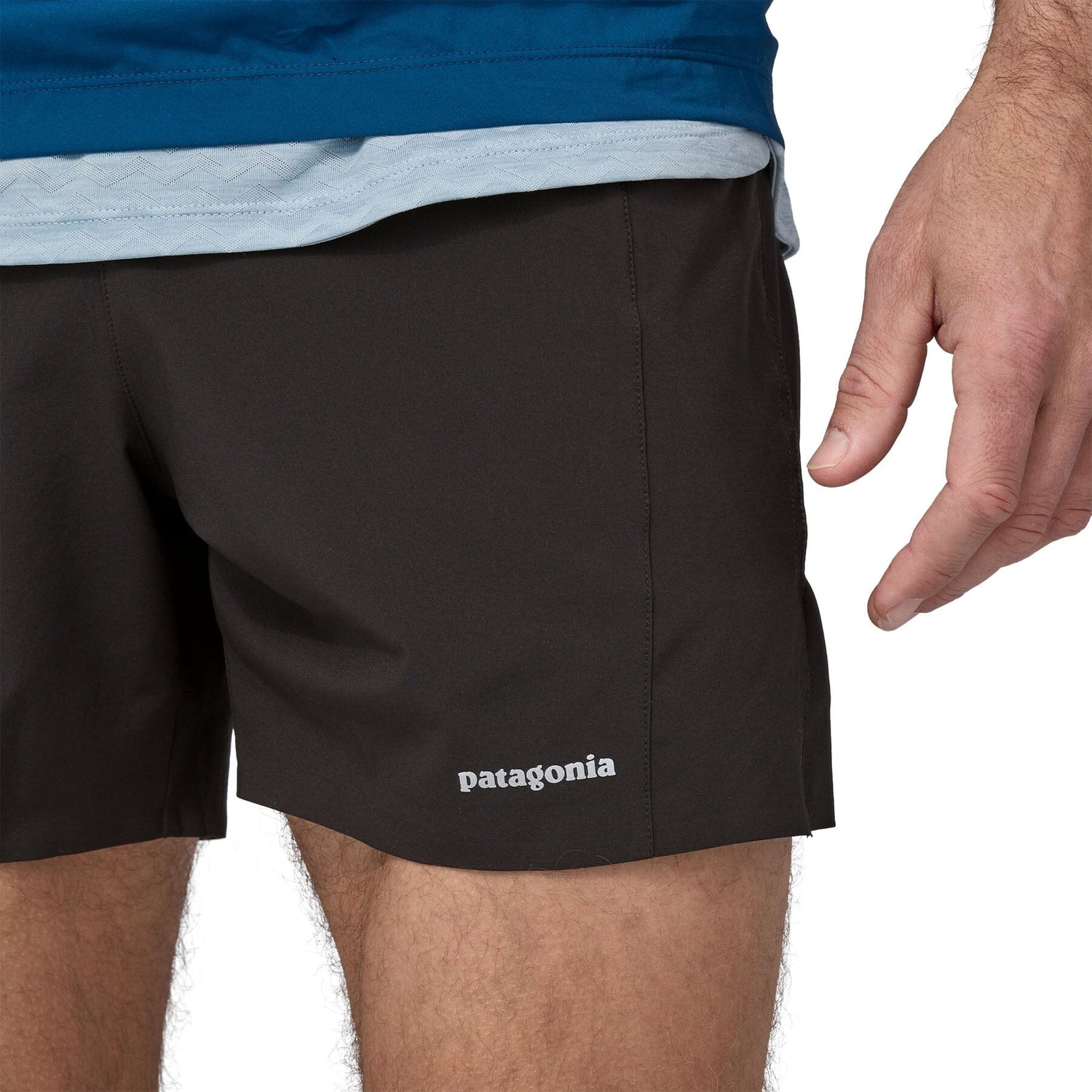 Patagonia M's Strider Pro Shorts 5'' - Recycled Polyester Black Pants