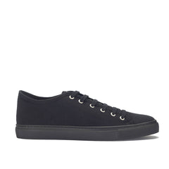 Langbrett SUM - Unisex Ecological Shoes - Made From Recycled Cotton Black Shoes