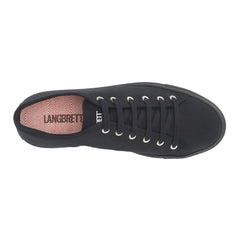 Langbrett SUM - Unisex Ecological Shoes - Made From Recycled Cotton Black Shoes