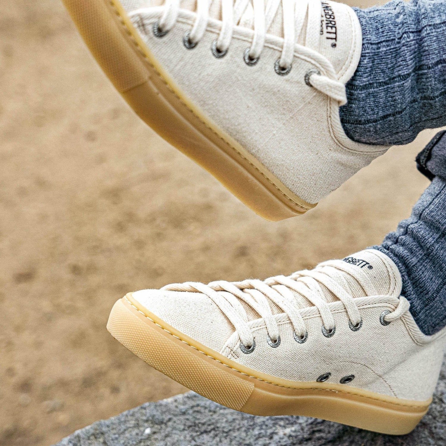 Langbrett - SUM - Unisex Ecological Shoes - Made From Recycled Cotton - Weekendbee - sustainable sportswear