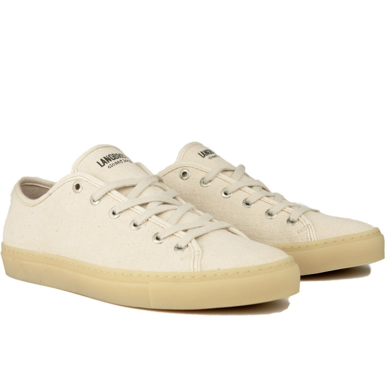 Langbrett SUM - Unisex Ecological Shoes - Made From Recycled Cotton White Shoes