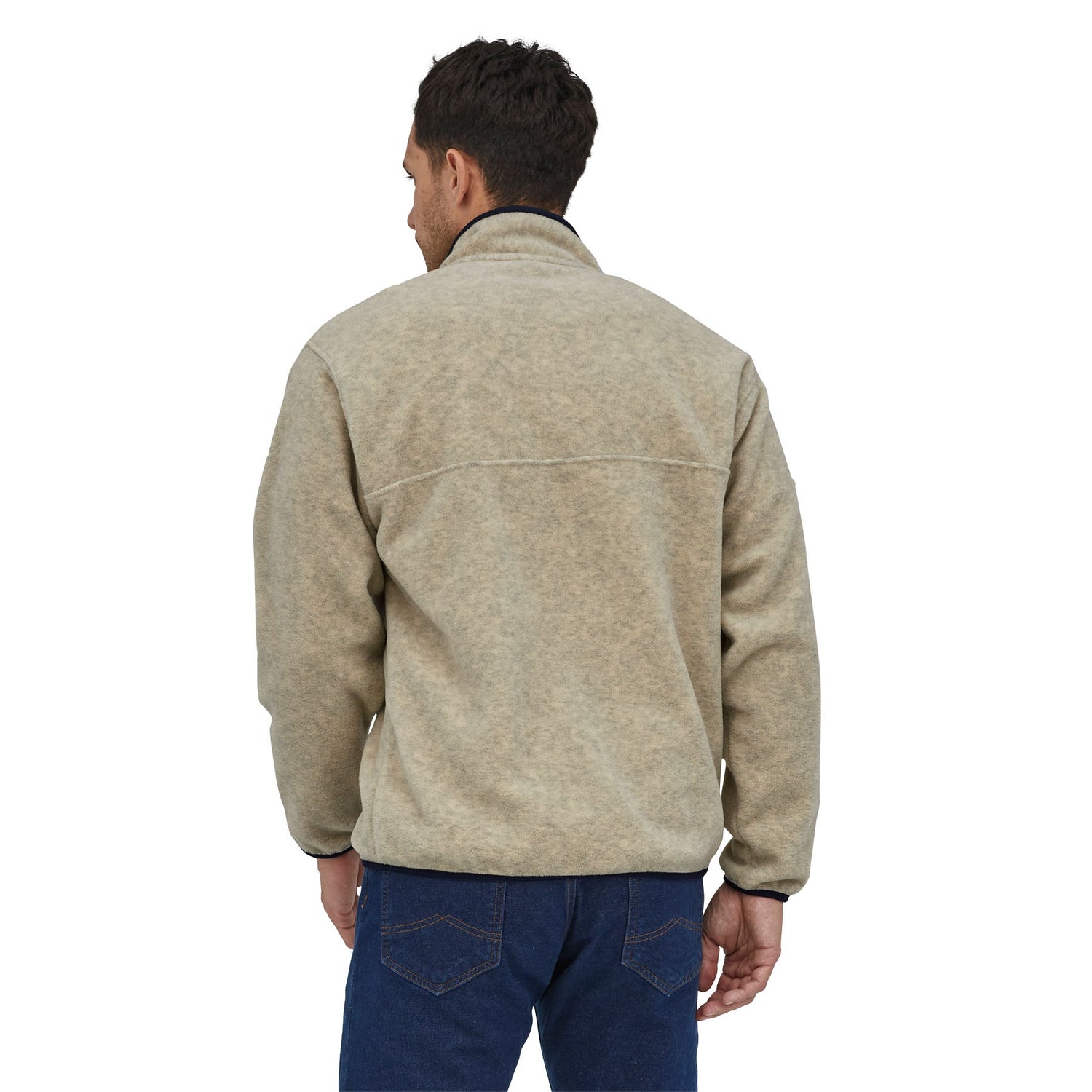 Patagonia M's Synchilla Snap-T Fleece Pullover - Recycled Polyester Oatmeal Heather Shirt