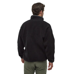 Patagonia M's Synchilla Snap-T Fleece Pullover - Recycled Polyester Black w/Forge Grey Shirt