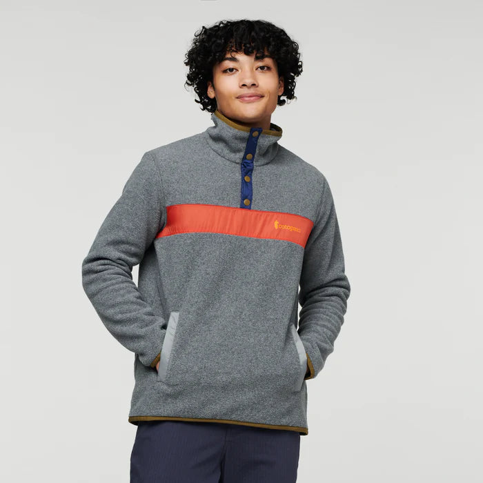 Cotopaxi M's Teca Fleece Pullover - 100% recycled polyester Volcanic Action Shirt