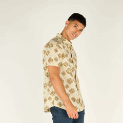 Sherpa - M's Tharu Stride Short Sleeve Shirt - Organic cotton & Modal - Weekendbee - sustainable sportswear
