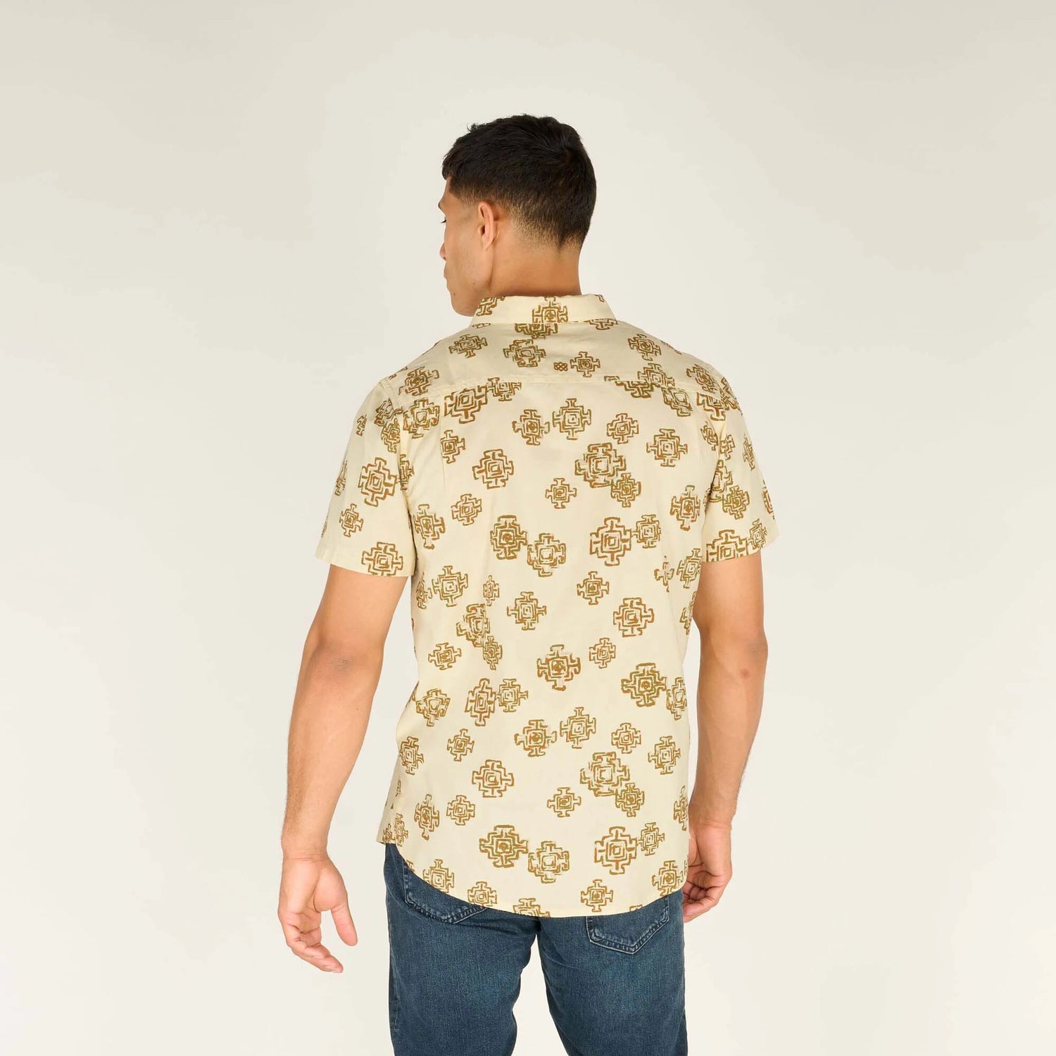 Sherpa - M's Tharu Stride Short Sleeve Shirt - Organic cotton & Modal - Weekendbee - sustainable sportswear