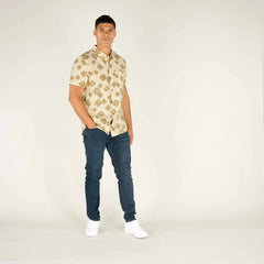 Sherpa - M's Tharu Stride Short Sleeve Shirt - Organic cotton & Modal - Weekendbee - sustainable sportswear