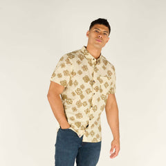 Sherpa - M's Tharu Stride Short Sleeve Shirt - Organic cotton & Modal - Weekendbee - sustainable sportswear