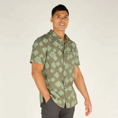Sherpa - M's Tharu Stride Short Sleeve Shirt - Organic cotton & Modal - Weekendbee - sustainable sportswear