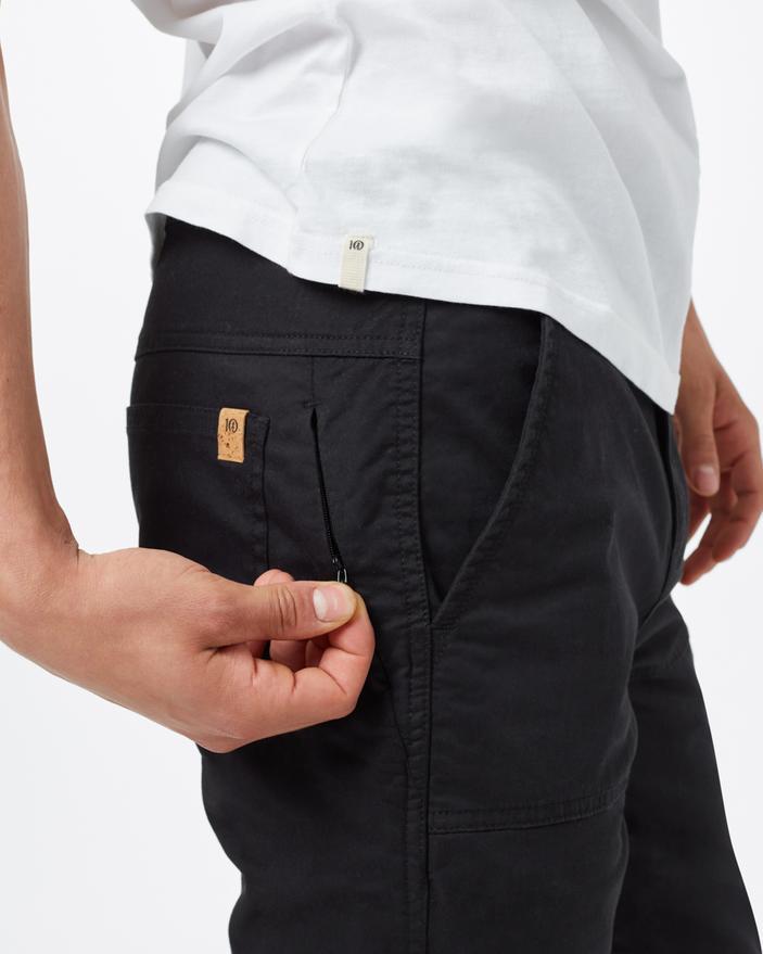 Tentree M's Twill Everyday Jogger - Organic Cotton Meteorite Black Pants
