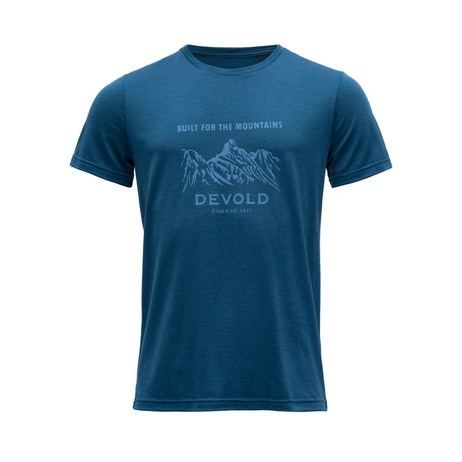 Devold M's Ulstein Tee - 100% Merino Wool Flood Shirt