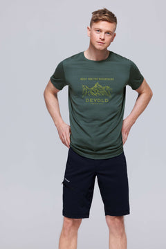 Devold M's Ulstein Tee - 100% Merino Wool Flood Shirt