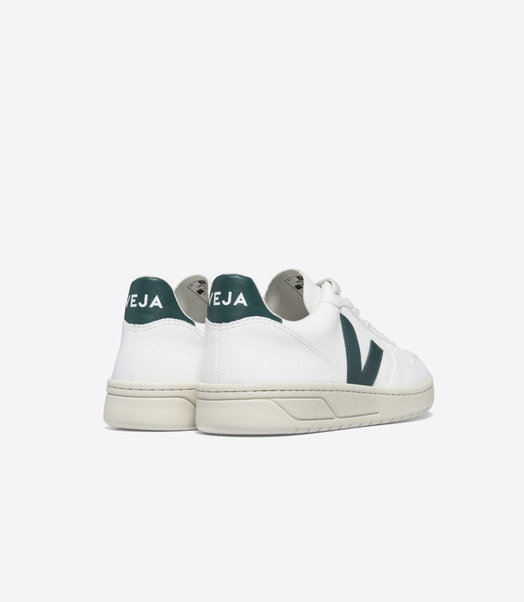Veja M's V-10 CWL - Cotton Worked as Leather White Brittany 1 Shoes