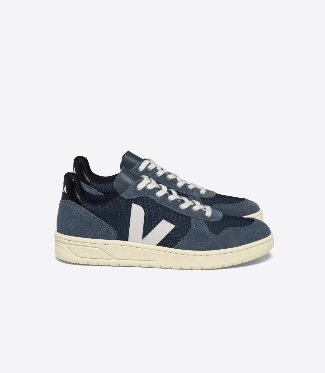 Veja M's V-10 Ripstop Sneakers - Recycled Polyester Nautico Pierre Shoes