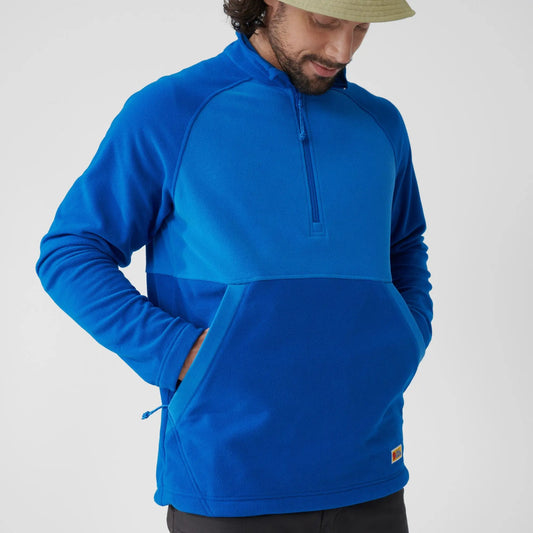 Fjällräven M's Vardag Lite Fleece - Recycled polyester Alpine Blue-UN Blue Shirt