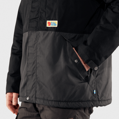 Fjällräven M's Vardag Lite Padded Jacket - Recycled Polyester & Organic Cotton Black-Dark Grey Jacket