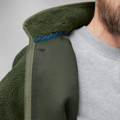 Fjällräven M's Vardag Pile Jacket - Recycled Polyester Chalk White-Indigo Blue Jacket