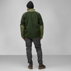 Fjällräven M's Vardag Pile Jacket - Recycled Polyester Chalk White-Indigo Blue Jacket