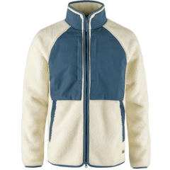 Fjällräven M's Vardag Pile Jacket - Recycled Polyester Chalk White-Indigo Blue Jacket