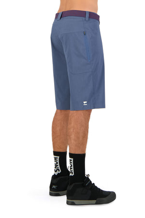 Mons Royale M's Virage Bike Shorts - Recycled Polyester & Merino Dark Denim
