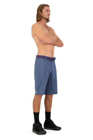 Mons Royale M's Virage Bike Shorts - Recycled Polyester & Merino Dark Denim