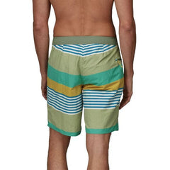 Patagonia M's Wavefarer Boardshorts 19'' - Recycled Nylon Fitz Stripe: Fresh Teal Pants