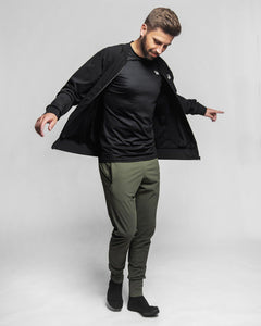 Népra M's Yed Jogger Sports Pants - Recycled Polyamide Army Pants