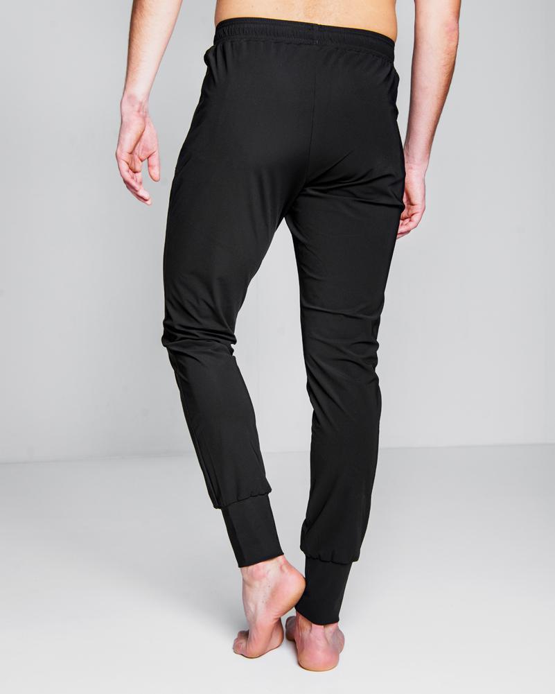 Népra M's Yed Jogger Sports Pants - Recycled Polyamide Black Pants