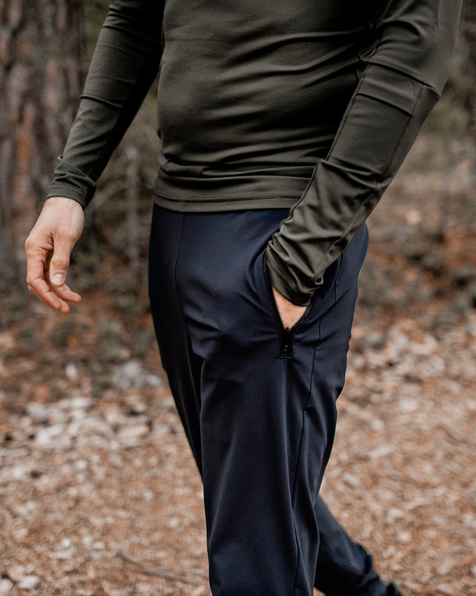 Népra M's Yed Jogger Sports Pants - Recycled Polyamide Army Pants