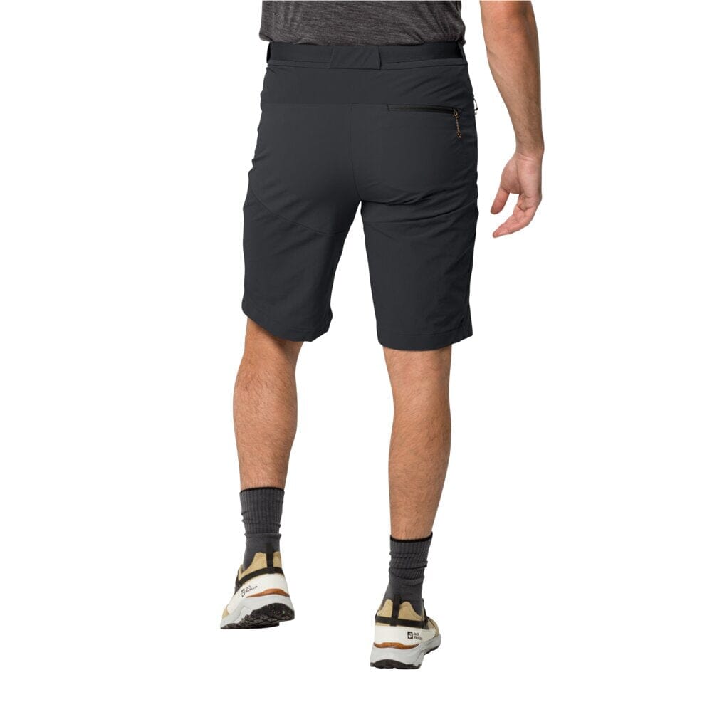 Jack Wolfskin M's Ziegspitz Shorts - Recycled Nylon Phantom Pants