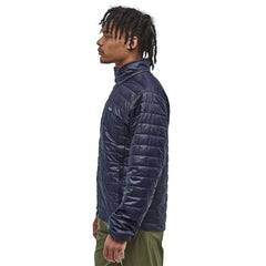 Patagonia M's Nano Puff Jacket - 100% Recycled Polyester Wavy Blue Jacket