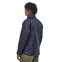 Patagonia M's Nano Puff Jacket - 100% Recycled Polyester Wavy Blue Jacket