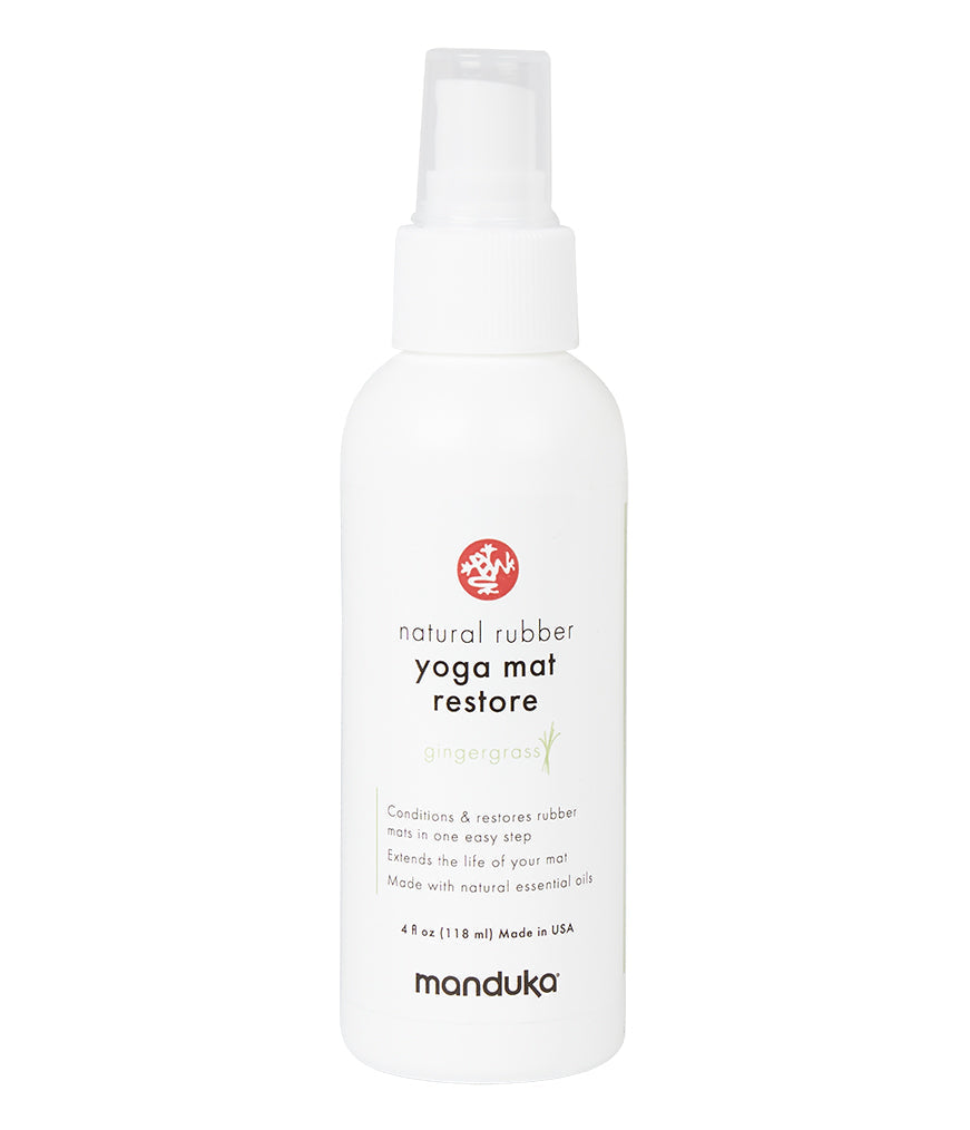 Manduka Natural Rubber Yoga Mat Restore - Biodegradable ingredients 4 OZ (118 ml) Yoga equipment