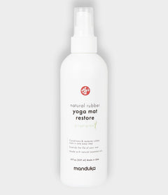 Manduka Natural Rubber Yoga Mat Restore - Biodegradable ingredients 8 OZ (227 ml) Yoga equipment