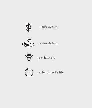 Manduka Natural Rubber Yoga Mat Restore - Biodegradable ingredients 8 OZ (227 ml)