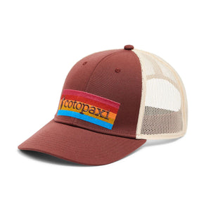 Cotopaxi On the Horizon Trucker Hat - 100% recycled polyester Chestnut