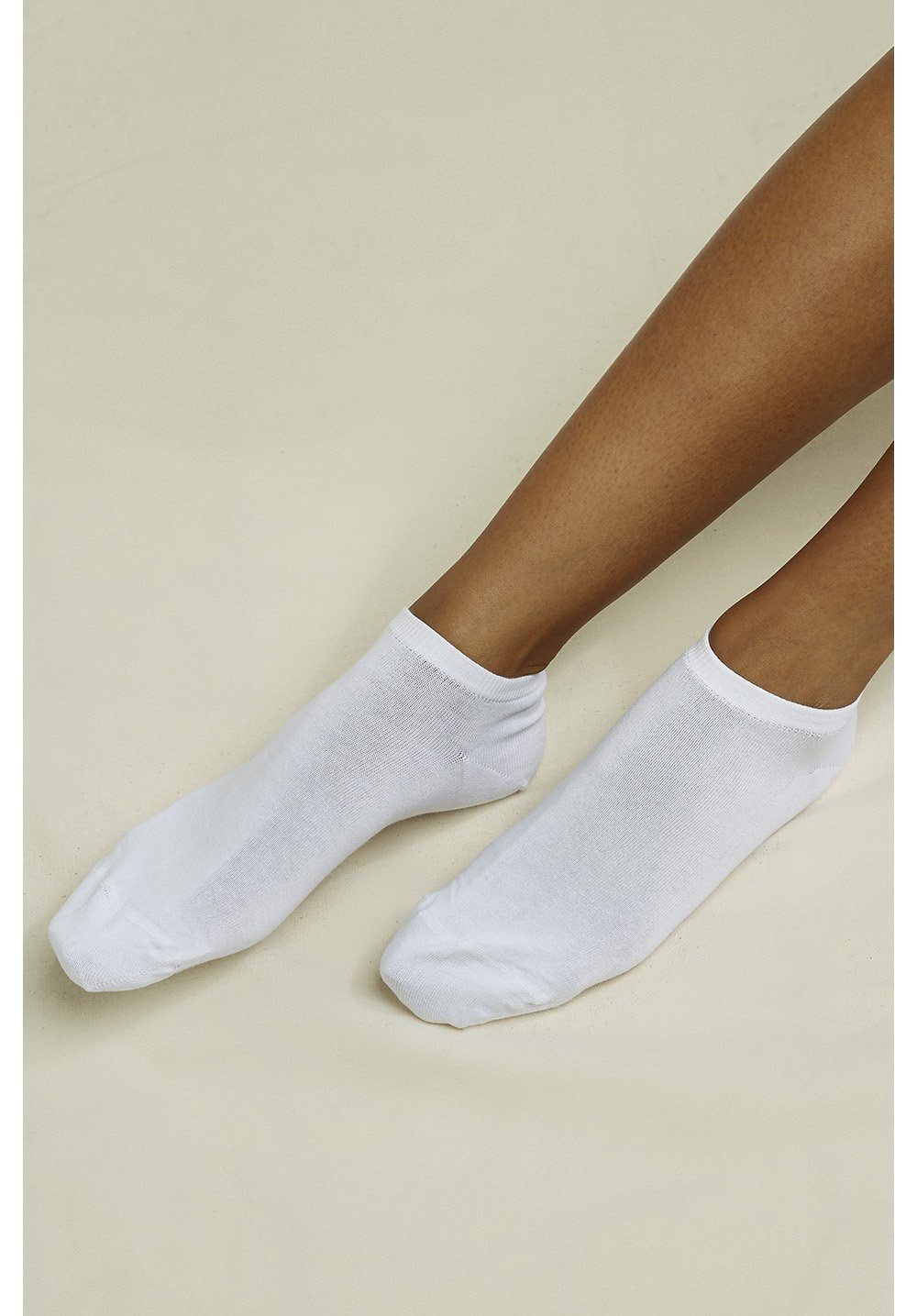People Tree Organic Cotton Trainer Socks White Socks