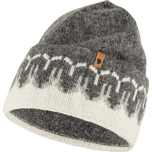 Fjällräven Övik Path Knit Beanie - 100% Wool Chalk White-Grey OneSize
