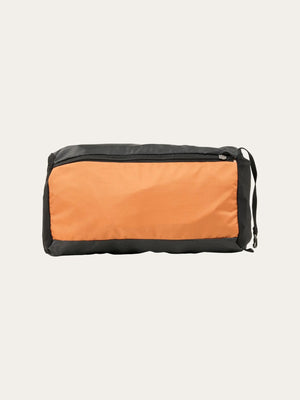 KnowledgeCotton Apparel Packable Duffel Backpack 50L - Recycled PET Desert Sun